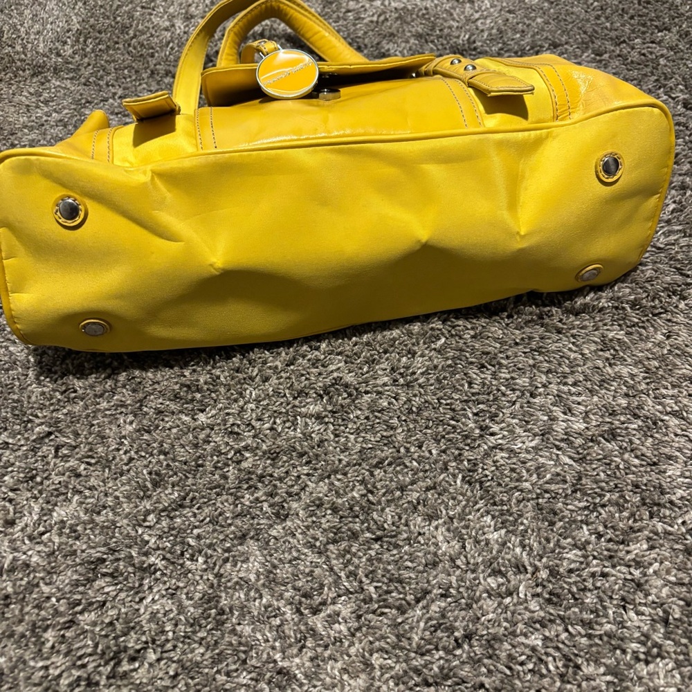 Franco Sarto Vibrant Yellow Shoulder Bag - Picture 3 of 7